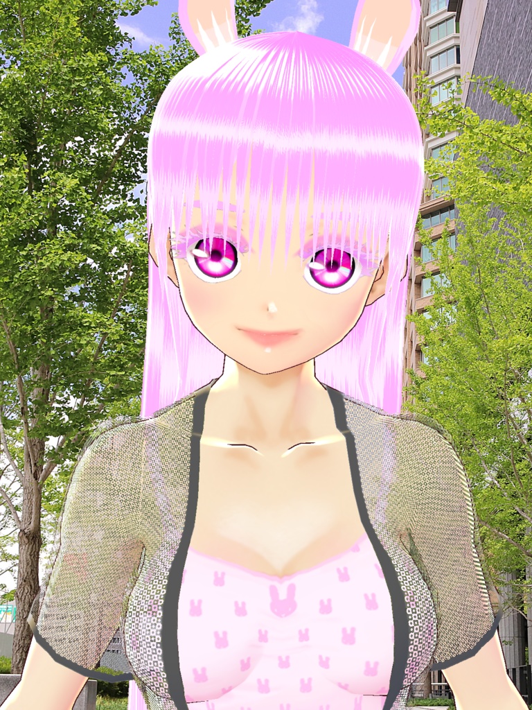 【VRoid/無料】シースルーカーディガン