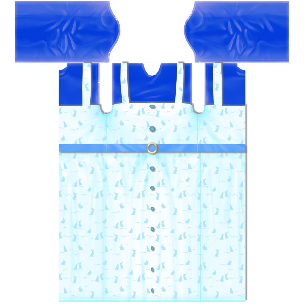 【VRoid/無料】うさぎのワンピース