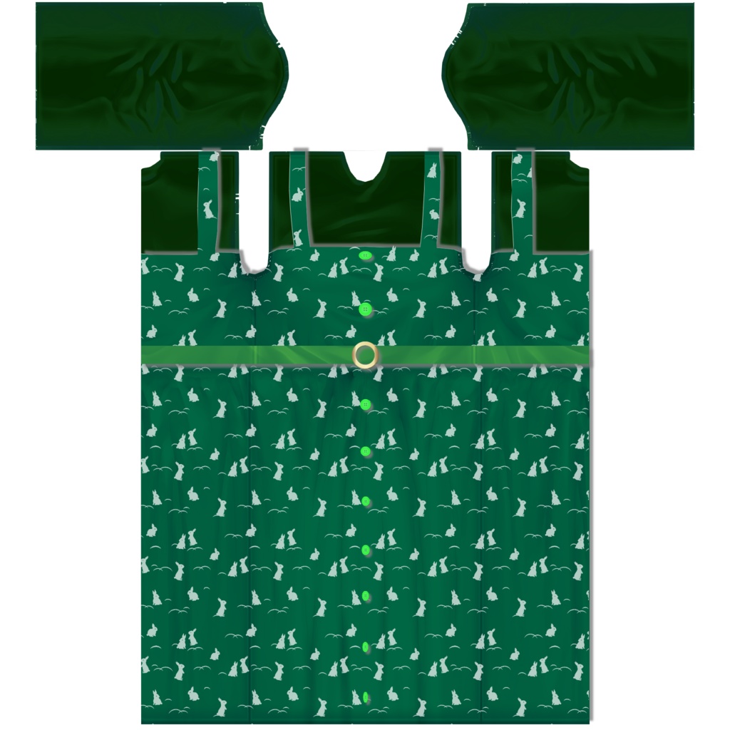 【VRoid/無料】うさぎのワンピース