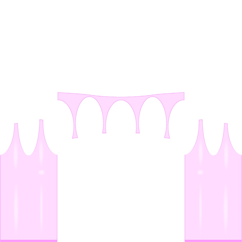 【VRoid/無料】サスペンダーレギンス