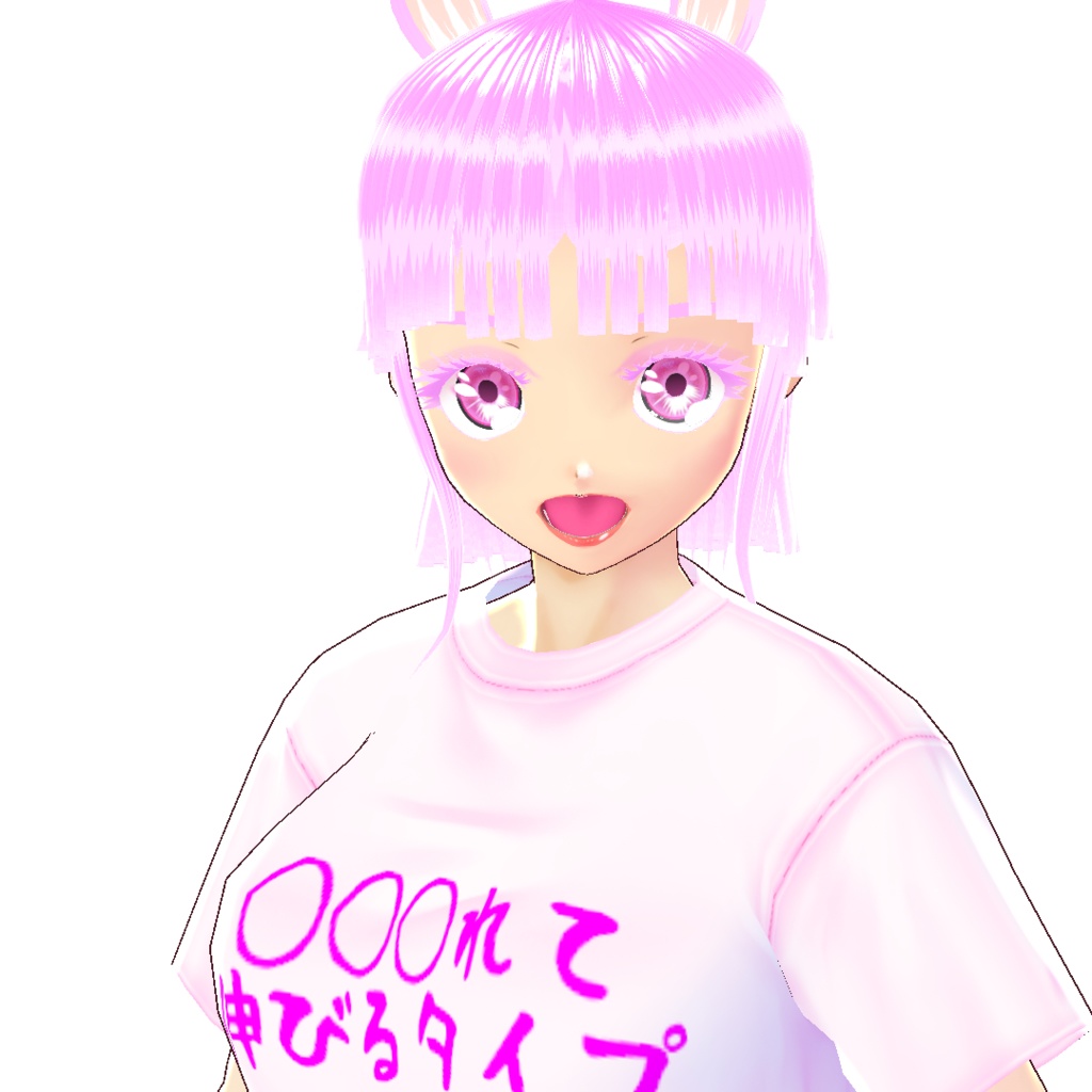 【VRoid/無料】伸びるTシャツ