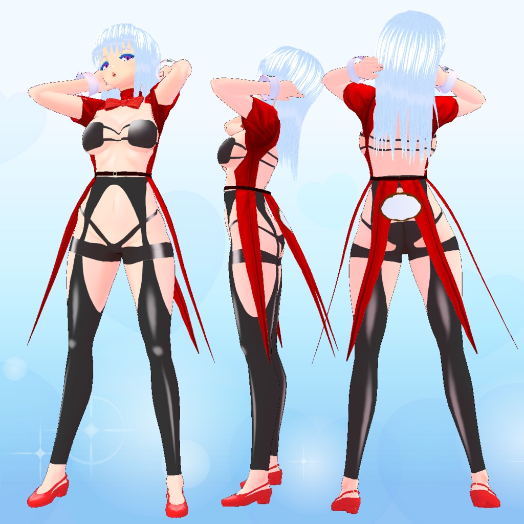 【VRoid/無料】逆バニーセット