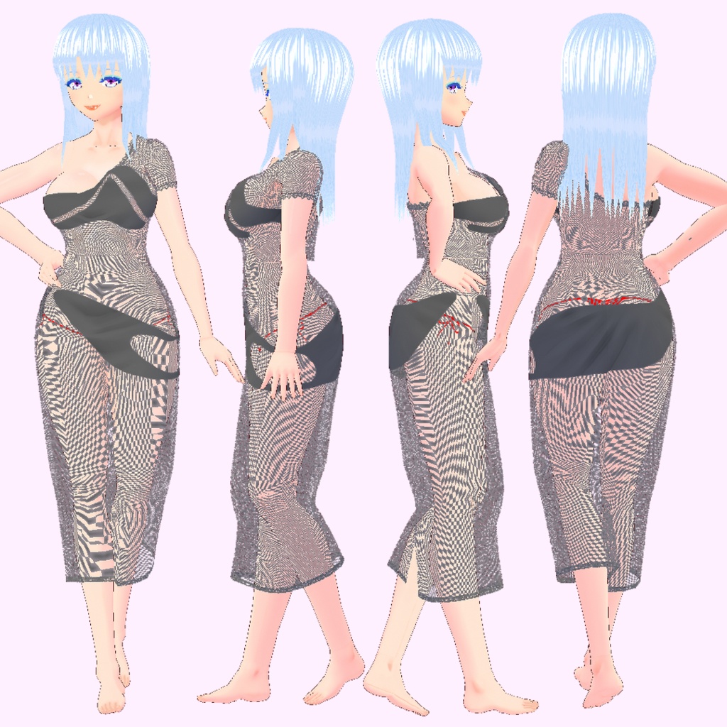 【VRoid/無料】大人せくしーネグリジェ