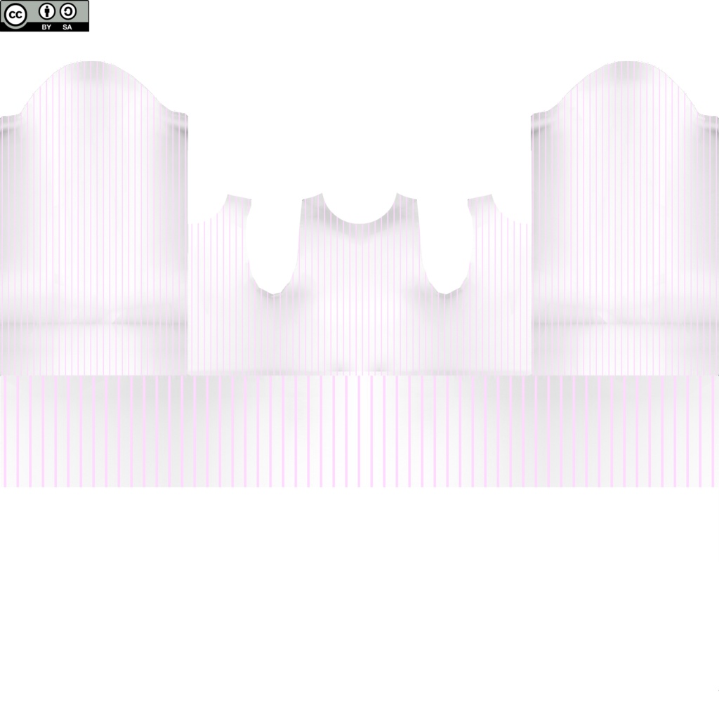 【VRoid/無料】ストライプシャツ