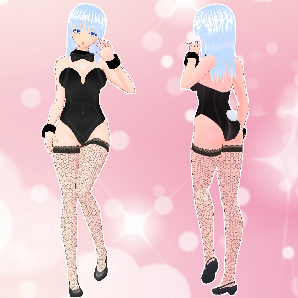 【VRoid／無料】バニーガールv2