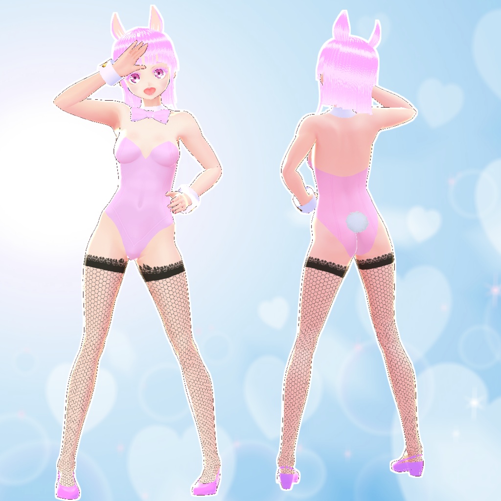 【VRoid/無料】バニーガールv2