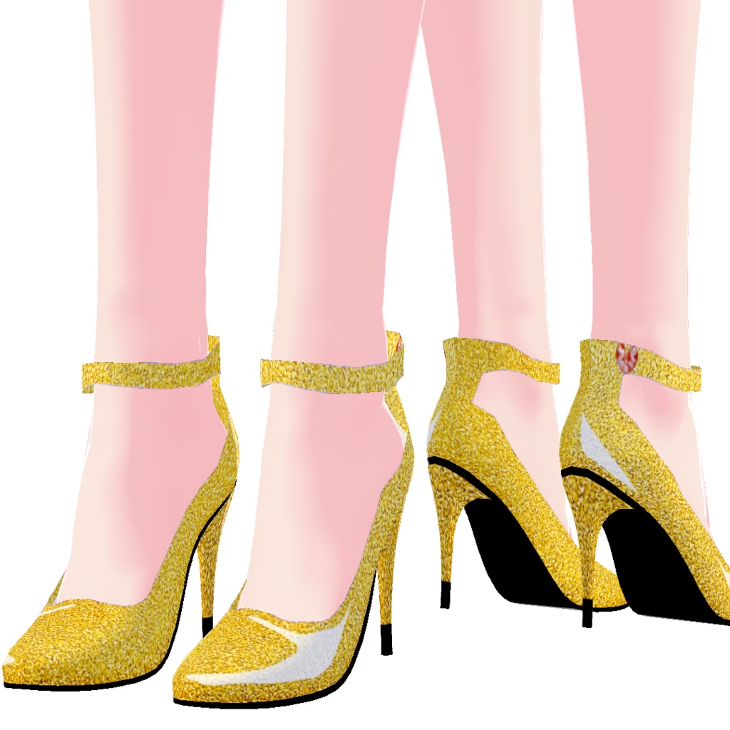 【VRoid正式版/無料】ピンヒール4色