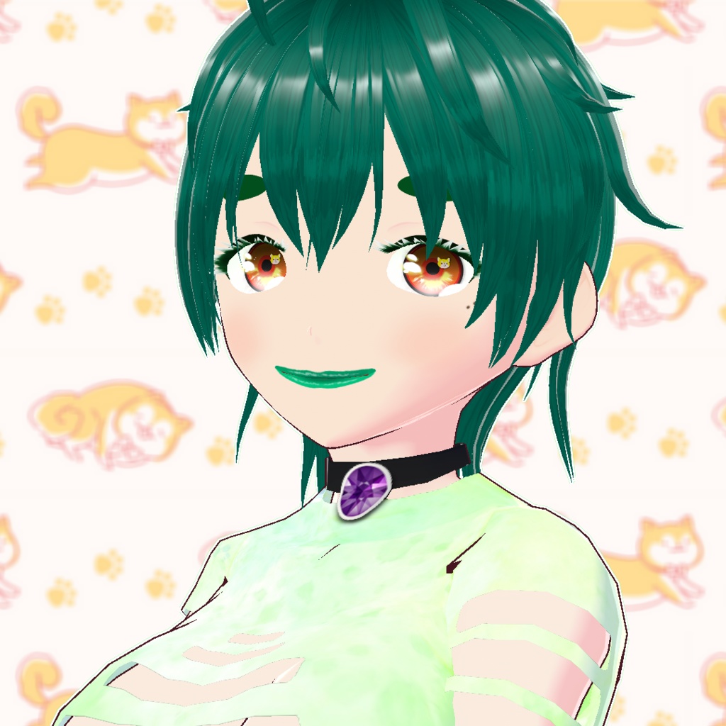 【VRoid正式版/無料】花リップ8色セット