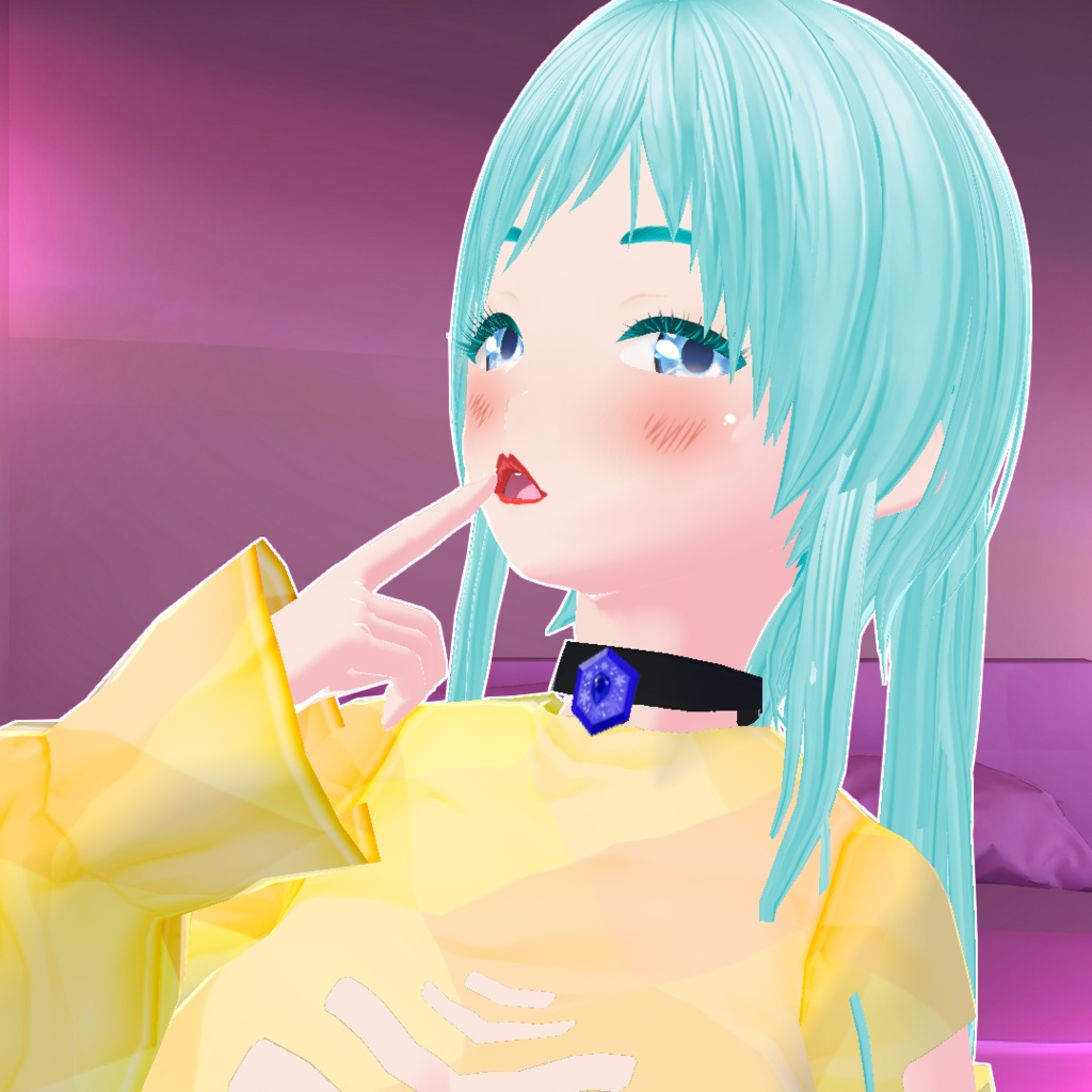 【VRoid正式版/無料】花リップ8色セット