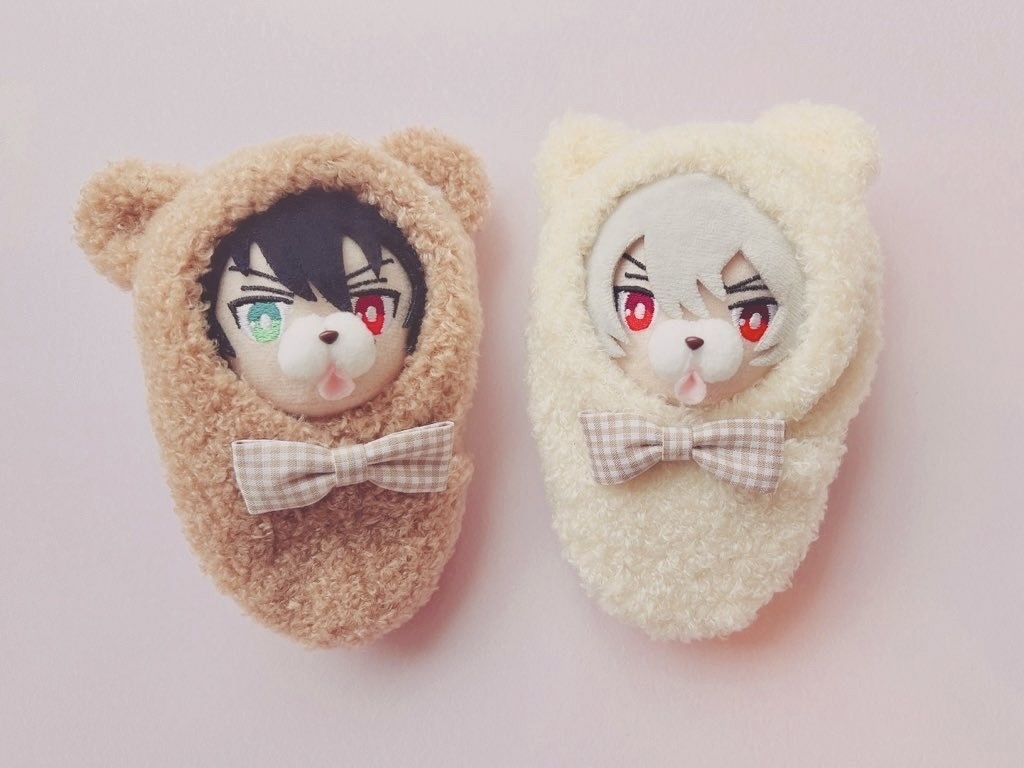 マズル付きくまさんおくるみ