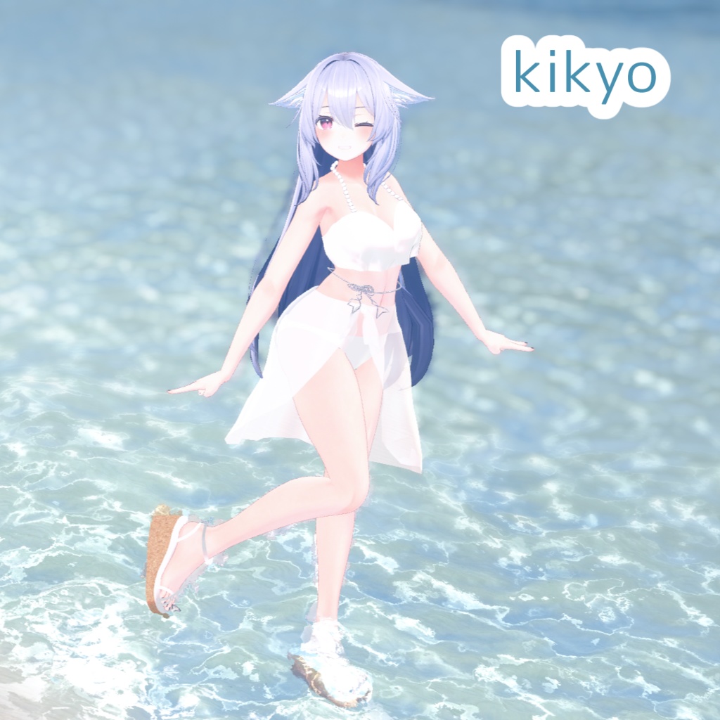 【10アバター対応】Frill Swim