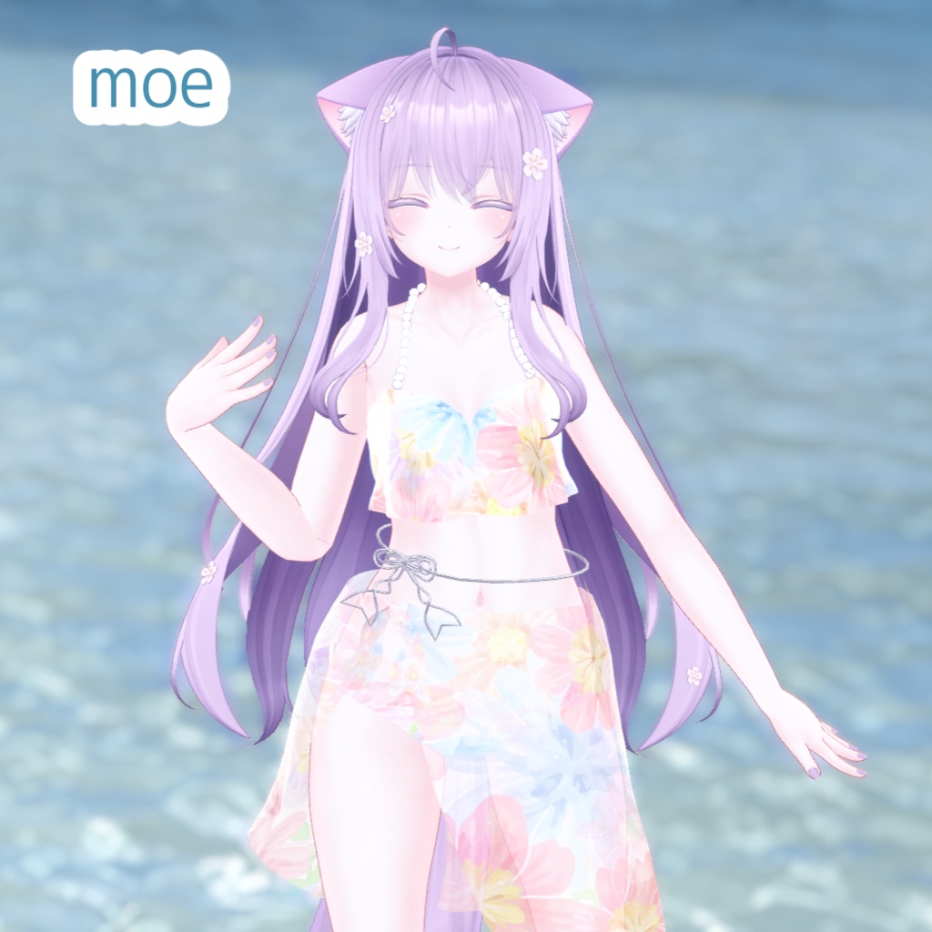 【10アバター対応】Frill Swim