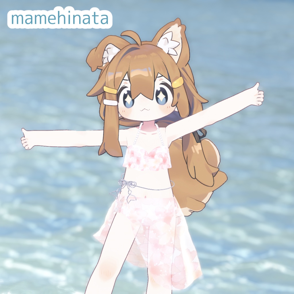 【10アバター対応】Frill Swim