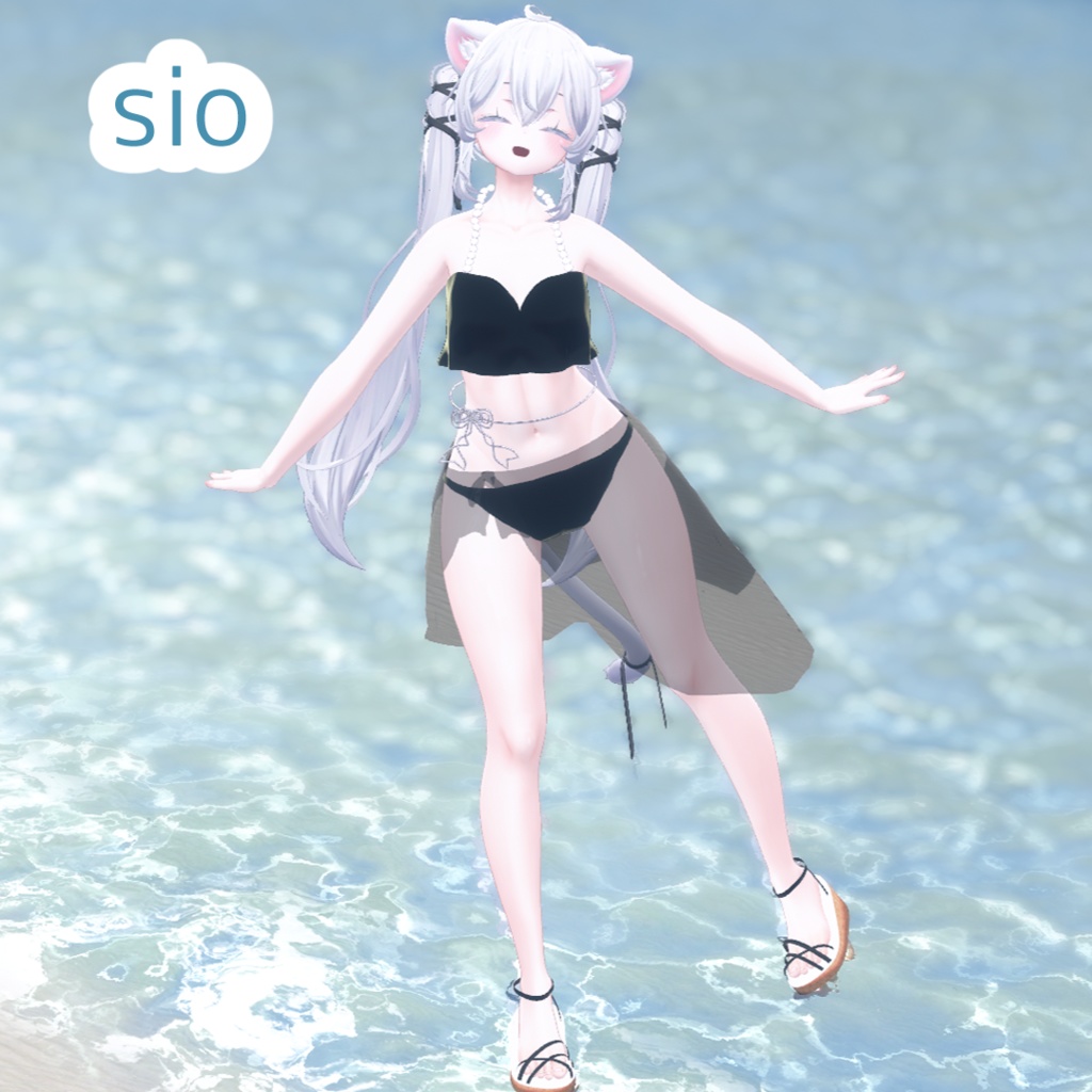 【10アバター対応】Frill Swim