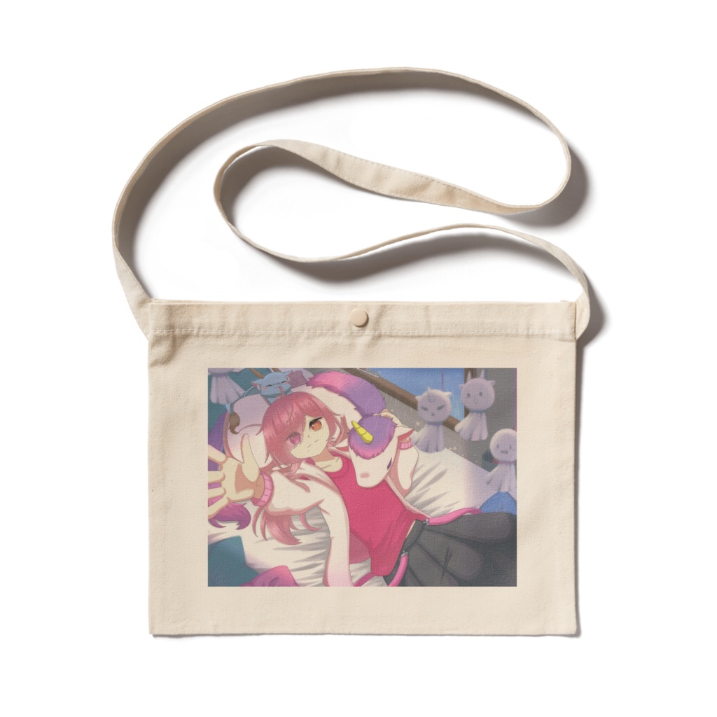 【松岡悠叶2周年記念】オリジナルイラストサコッシュ