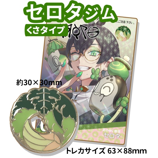 【オリジナルジムバッジ】セロタジム【リーグカード付】