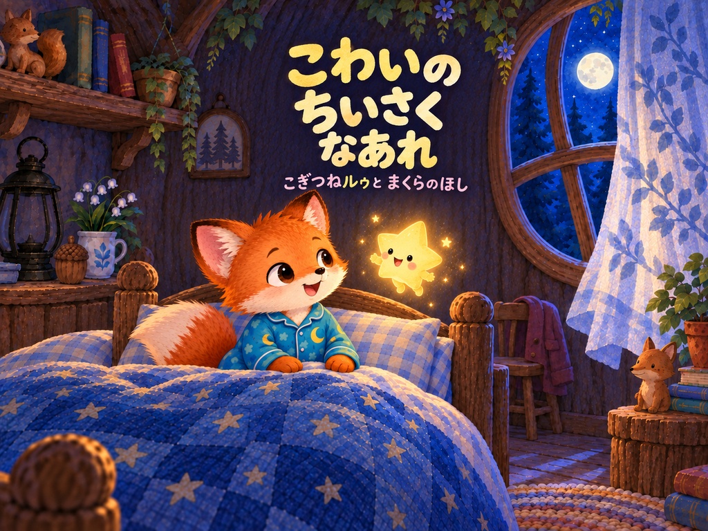 こわいの ちいさく なあれ｜親子で読む寝かしつけ絵本【PDF】