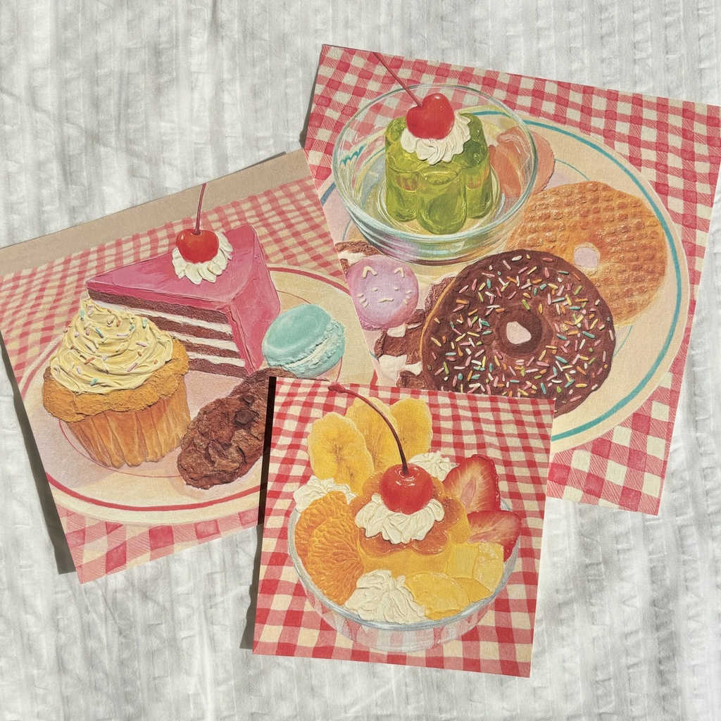 「KAWAII DECORATION」片面印刷カードセット