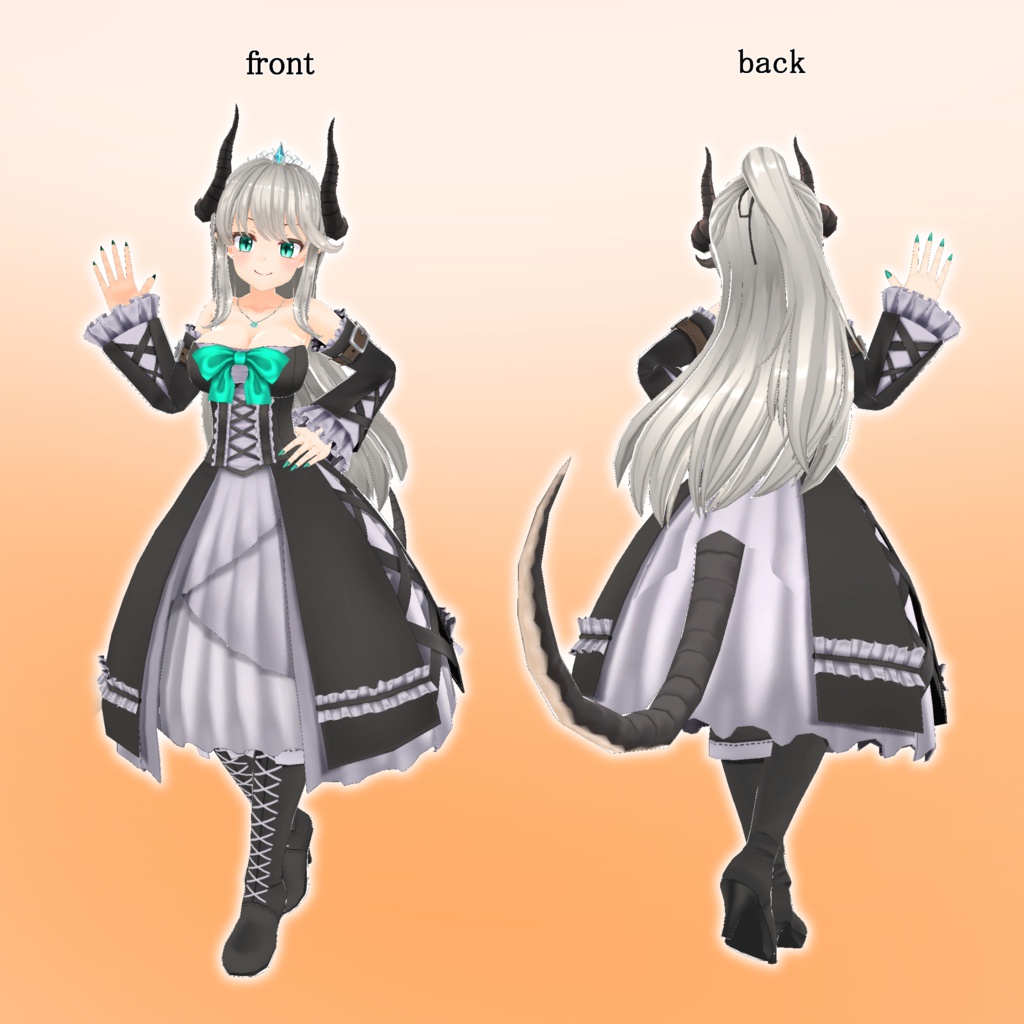 オリジナル3Dモデル『シルヴィア』