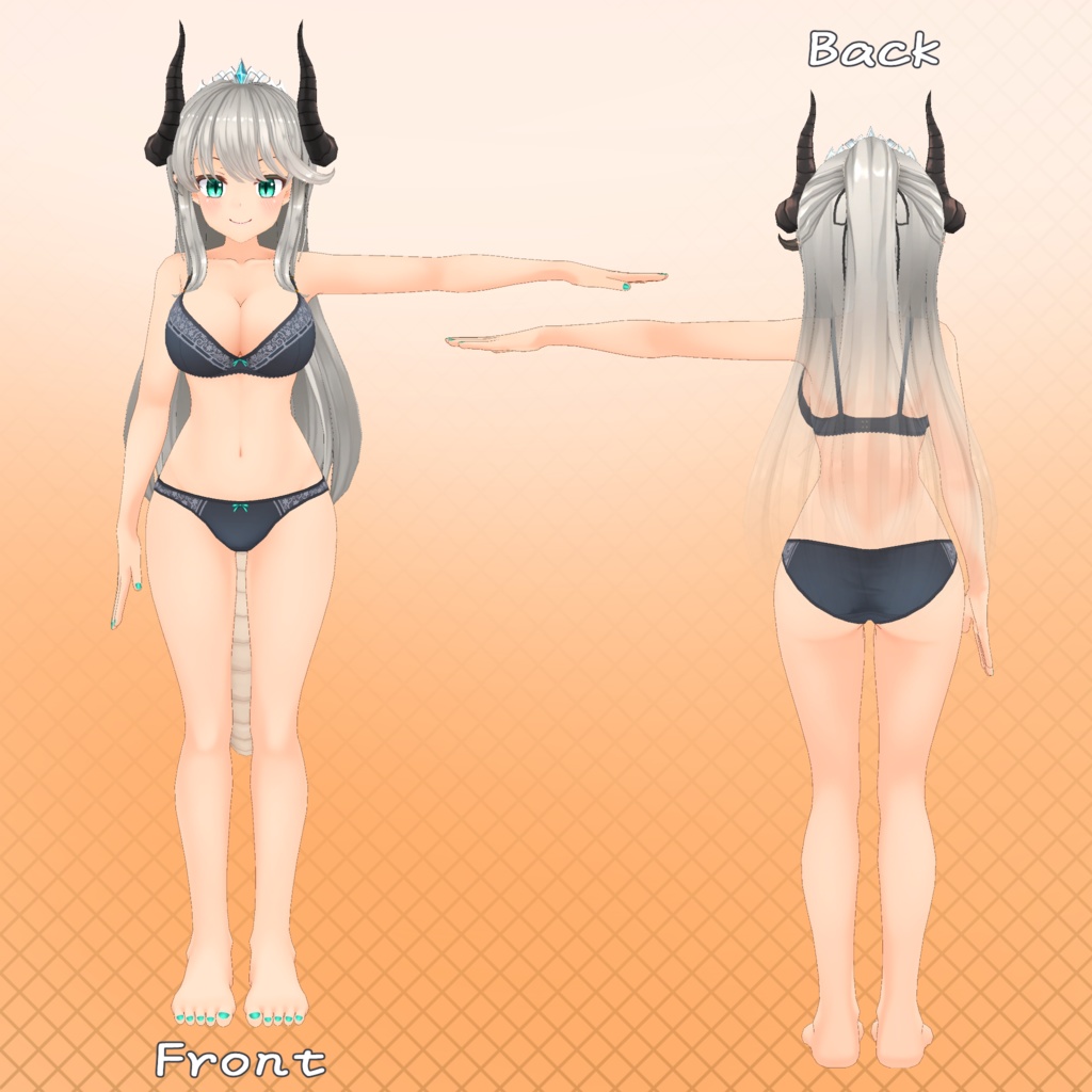 オリジナル3Dモデル『シルヴィア』