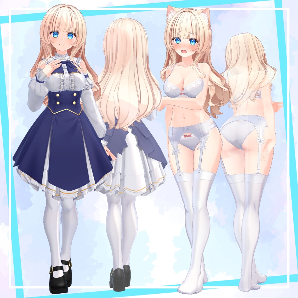 オリジナル3Dモデル『メルシア』