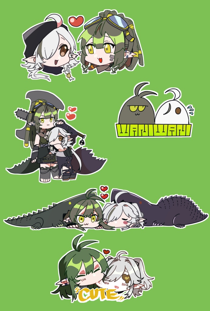 ガヴィトミ透明ステッカー