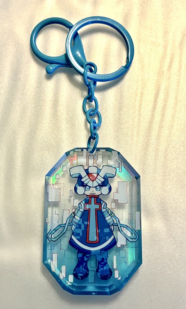 オリジナルエックス　宝石風キーホルダー