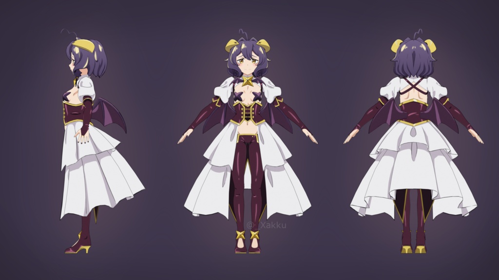 3Dモデルまほあこ「マジアベーゼ」/ 3D Model "Magia Baiser" from MahoAko