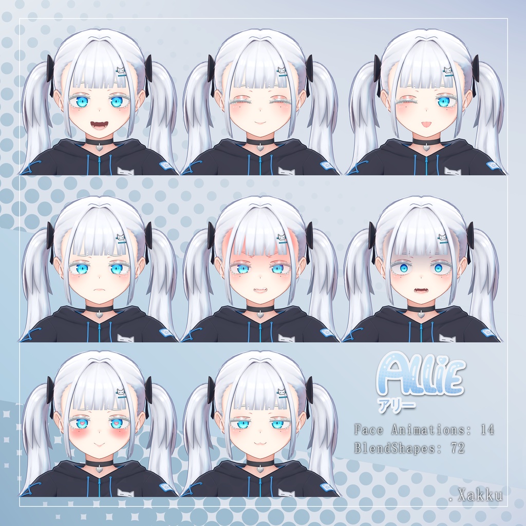 オリジナル3Dモデル「アリー」 / "Allie" Original 3D Model