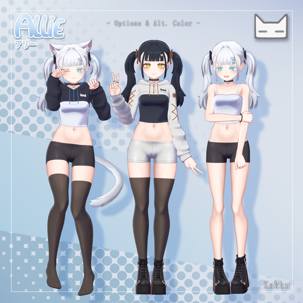 オリジナル3Dモデル「アリー」 / "Allie" Original 3D Model