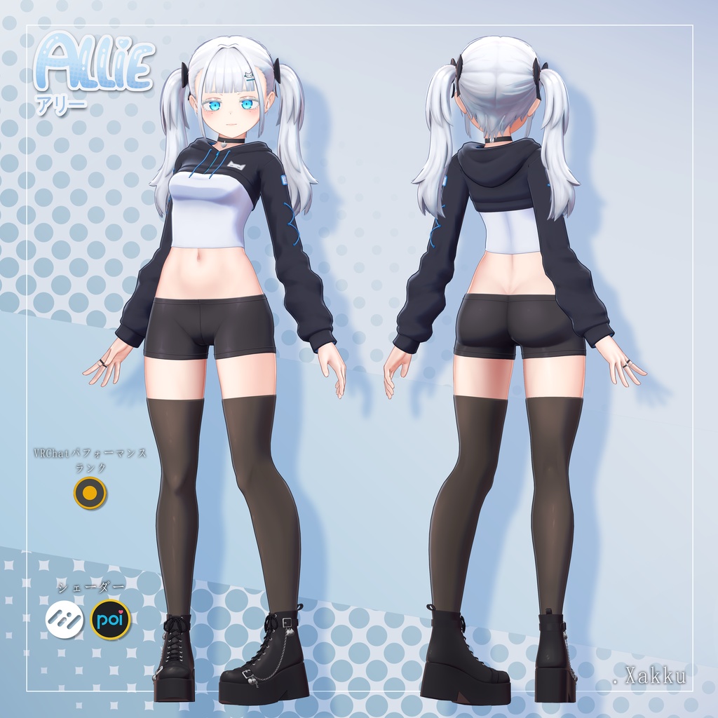 オリジナル3Dモデル「アリー」 / "Allie" Original 3D Model