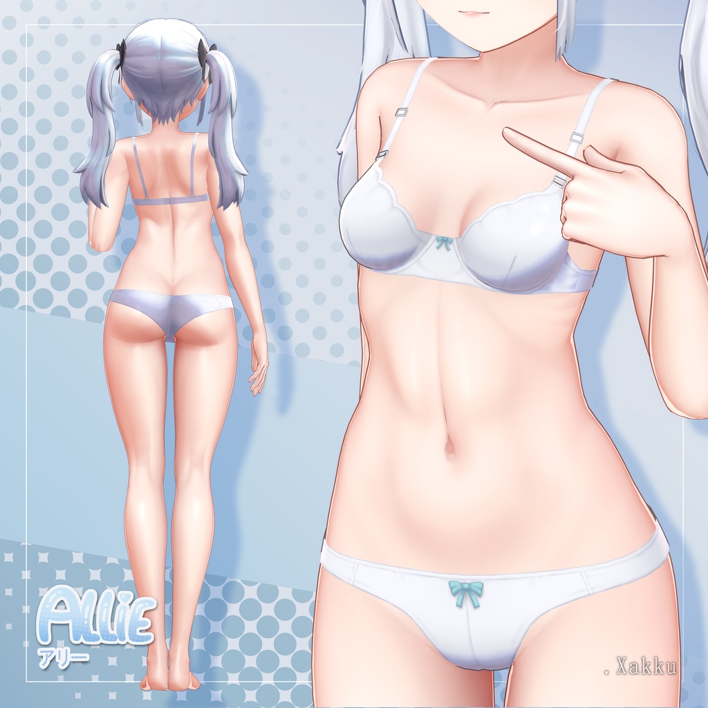 オリジナル3Dモデル「アリー」 / "Allie" Original 3D Model