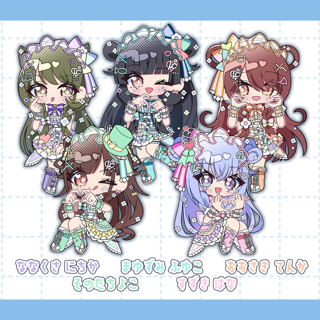 【シャニマス】デフォルメステッカー 9種【リフレ】