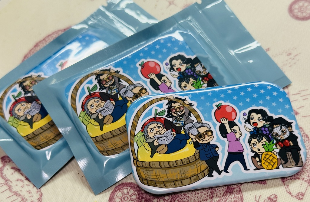 フルーツ缶バッジ