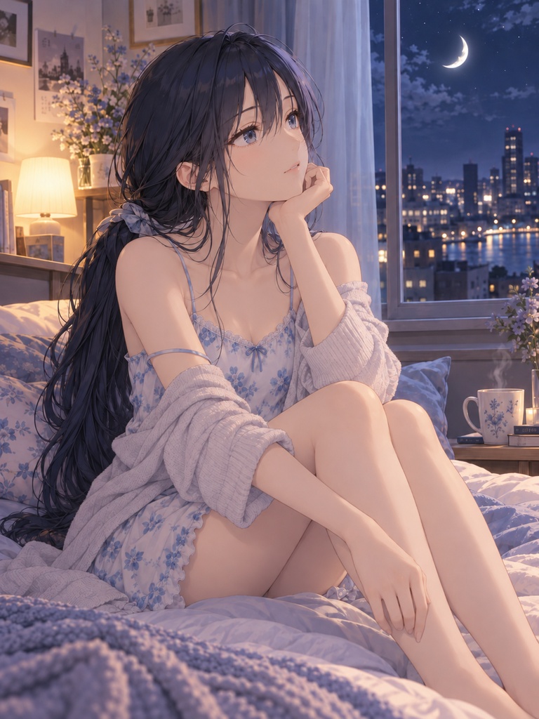 【AIイラスト集】静かな余白|月城 澪 PHOTOBOOK Vol.1