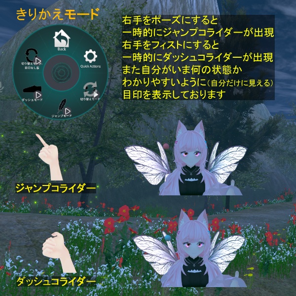 【VRChat】空飛ぶ羽【PC版専用】