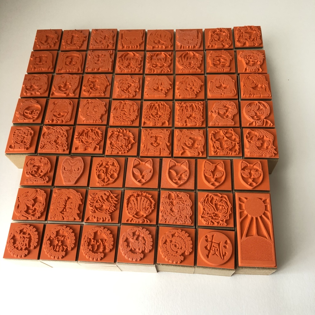 鬼滅の刃 キャラ&イメージスタンプ ハンコ