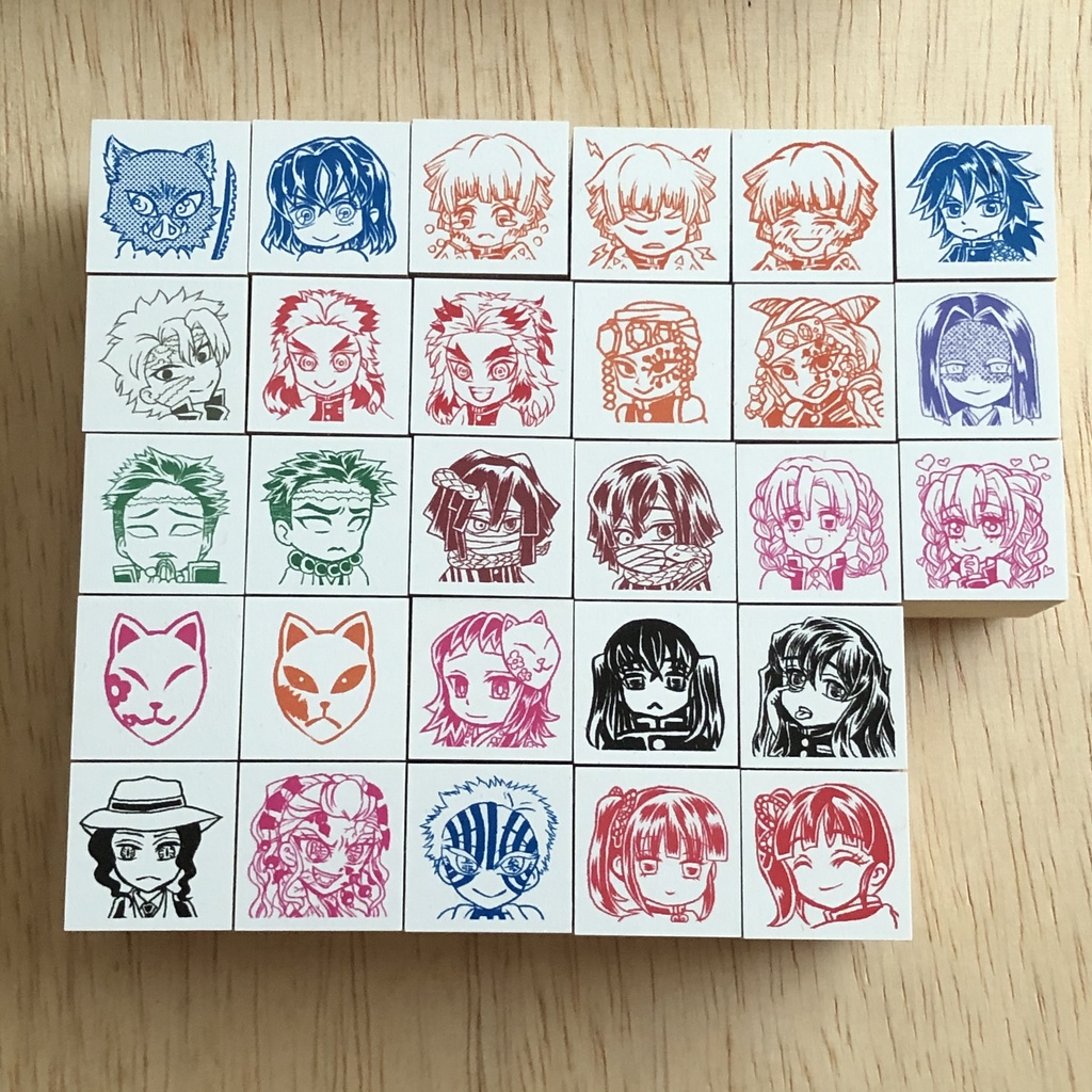 鬼滅の刃 キャラ&イメージスタンプ ハンコ