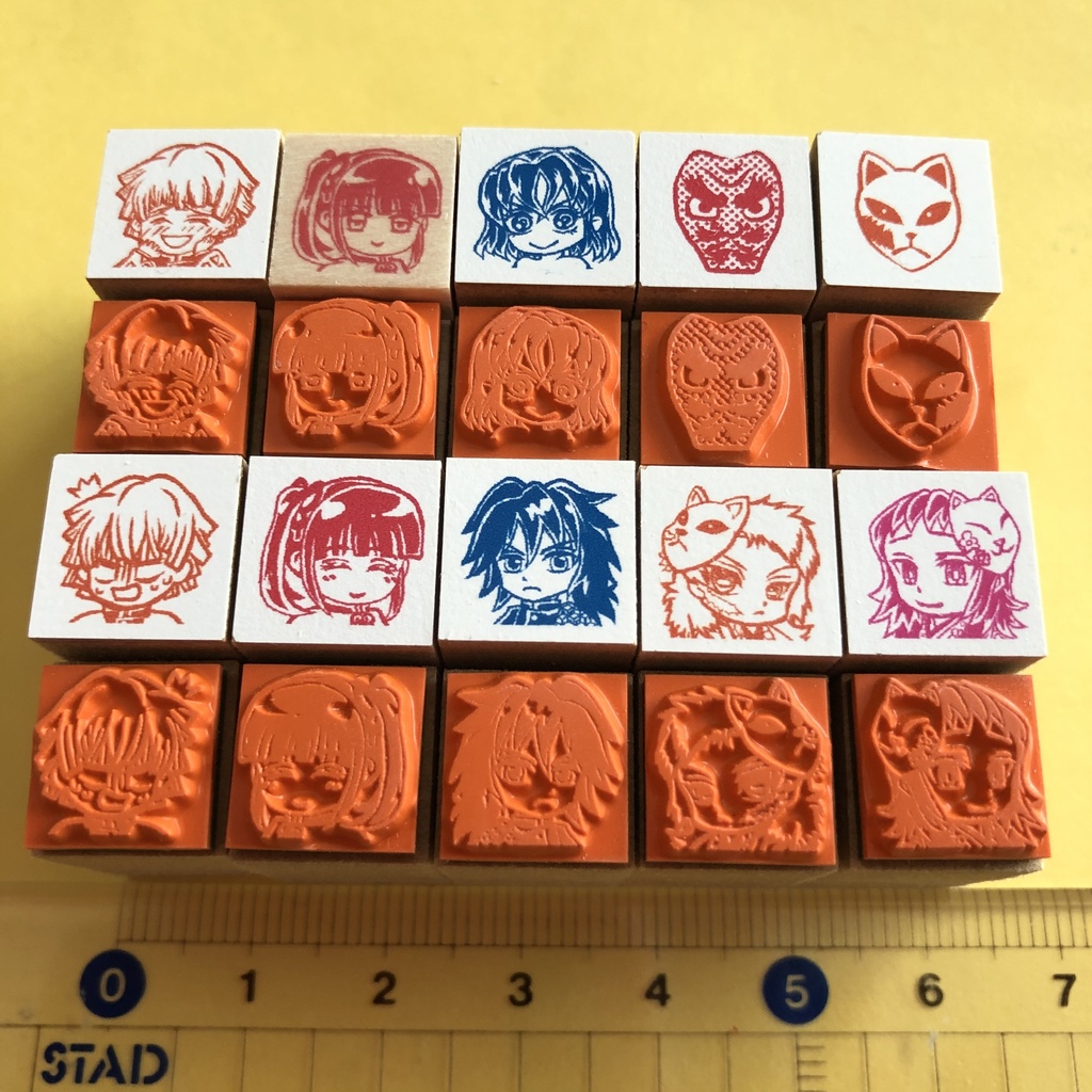 ぷちさいず 鬼滅の刃 キャラ&イメージスタンプ ハンコ