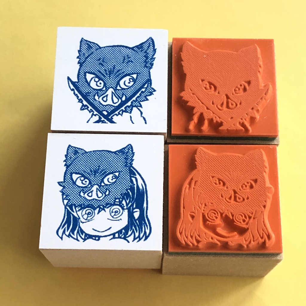 鬼滅の刃 キャラ&イメージスタンプ ハンコ 【弐の型】