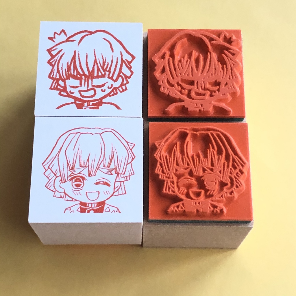 鬼滅の刃 キャラ&イメージスタンプ ハンコ 【弐の型】