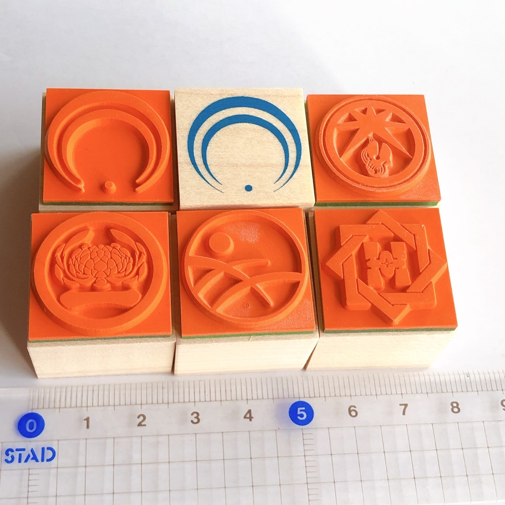 刀剣乱舞 刀紋スタンプ 紋のみ 2.5cmサイズ とうらぶ ハンコ