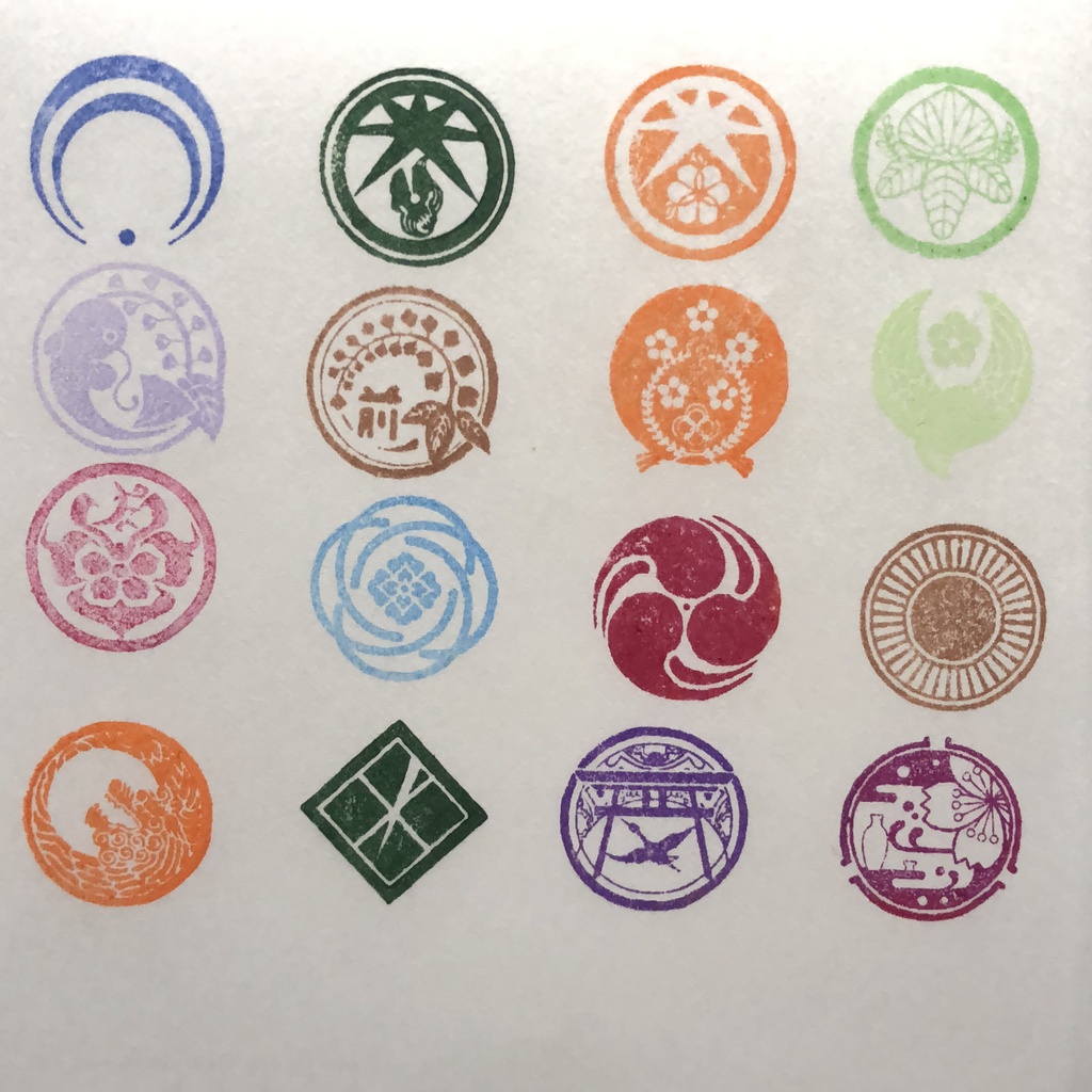 刀紋スタンプ 刀剣乱舞 紋のみ 2cm はんこ とうらぶ