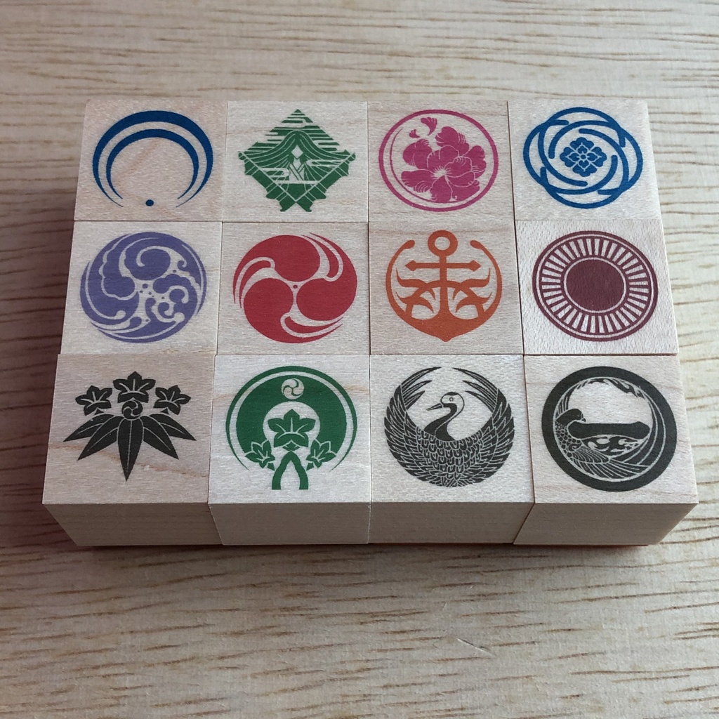 刀紋スタンプ 刀剣乱舞 紋のみ 2cm はんこ とうらぶ