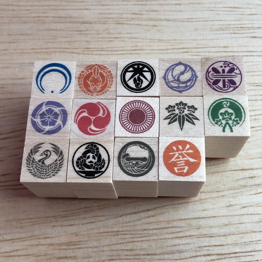 刀紋スタンプ 刀剣乱舞 ぷち紋のみ 1cm はんこ とうらぶ