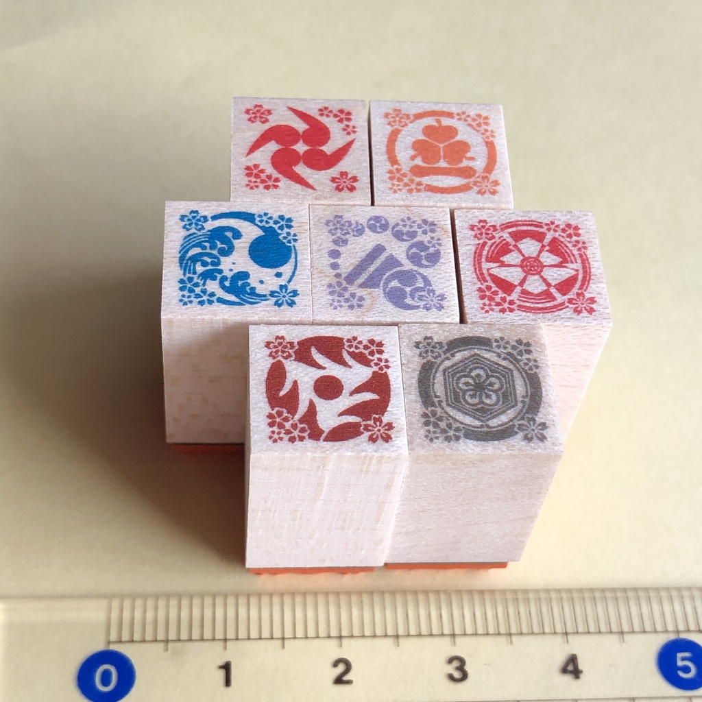 刀紋スタンプ 〜誉〜 ぷち桜ver 刀剣乱舞 とうらぶ はんこ