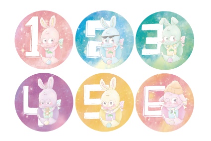 おそ松★うさ松缶バッチ