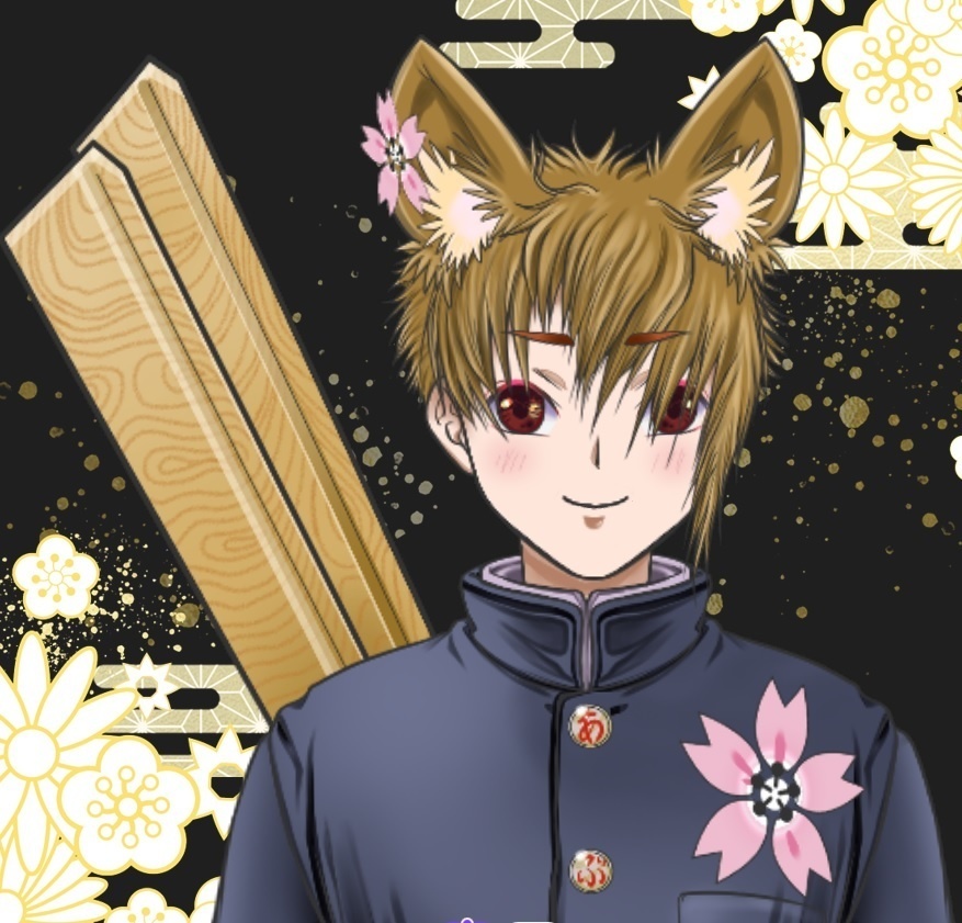 【Live2Dモデル(※汎用モデル)】きつね少年