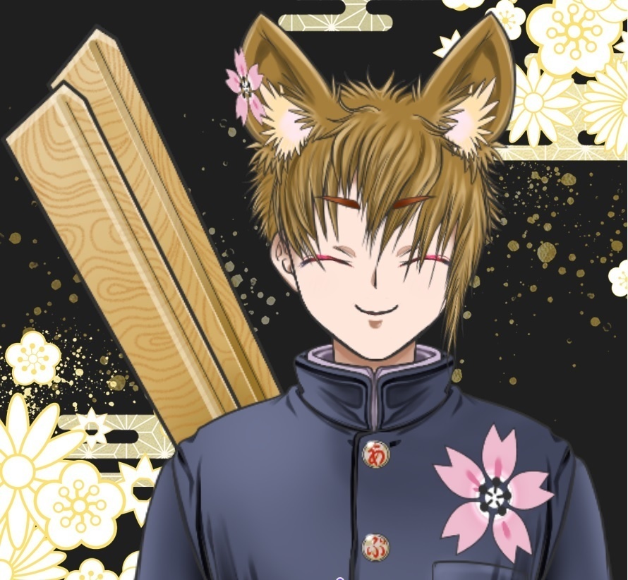 【Live2Dモデル(※汎用モデル)】きつね少年