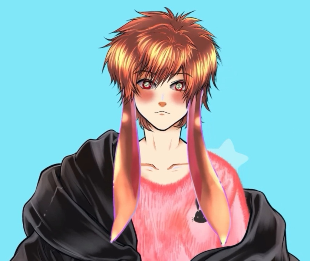 【Live2Dモデル(一体限定)】ロップイヤーのうさぎ青年